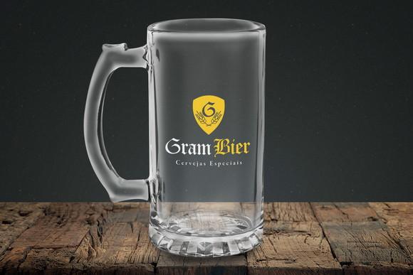 Caneca Chopp Berlim Vidro 500ml - Kit 48 Unidades