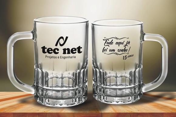 Caneca Chopp Munich 300ml Personalizada - 12 Unidades