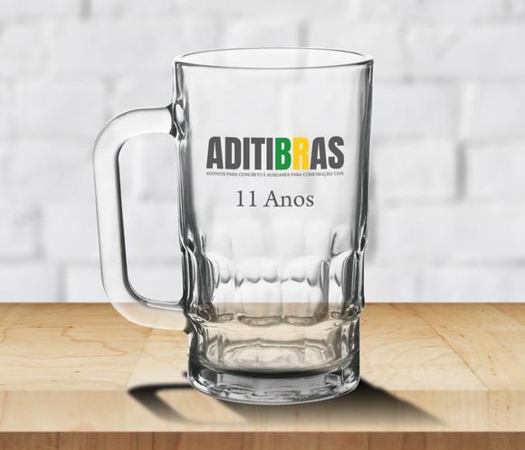 Caneca de Chopp Personalizada Munich 370ml - 50 Unidades