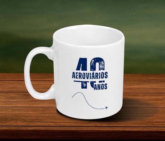 Caneca de Porcelana Personalizada de 250ml 100 Unidades
