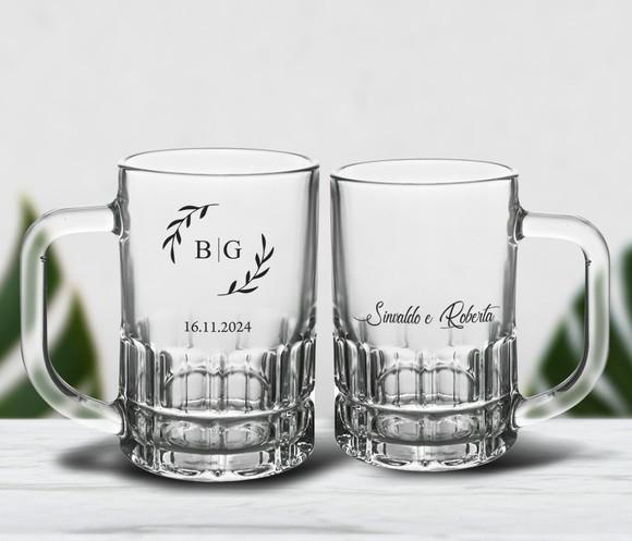 Caneca Personalizada de Chopp Munich 300ml - Kit 100 Un.