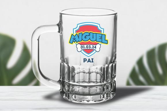 Caneca Personalizada de Chopp Munich 300ml - Kit 48 Un.