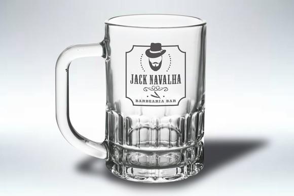 Caneca Personalizada de Chopp Vidro 300ml 36 Unidades