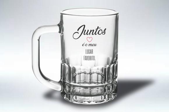 Caneca Personalizada de Chopp Vidro 300ml 36 Unidades