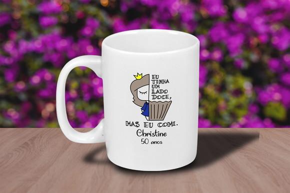 Caneca Personalizada Mini Mug 160ml 24 Unidades