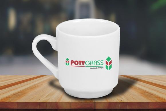 Caneca Personalizada Porcelana Bela Vista 220ml 12 Unidades