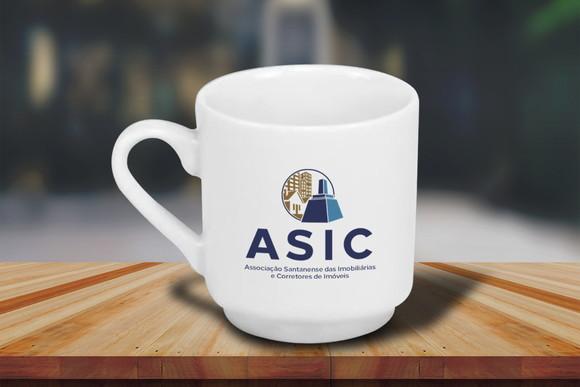 Caneca Personalizada Porcelana Bela Vista 220ml 12 Unidades