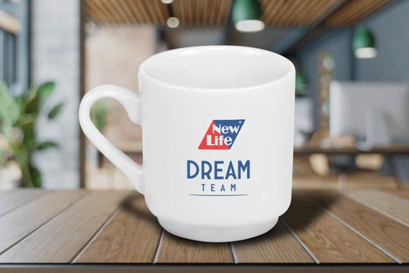 Caneca Personalizada Porcelana Bela Vista 220ml 24 Unidades