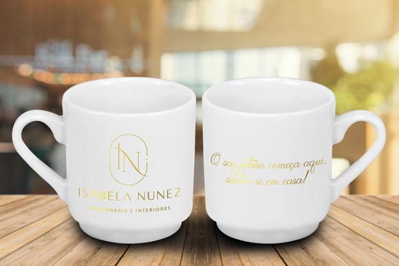 Caneca Personalizada Porcelana Bela Vista 220ml 48 Unidades