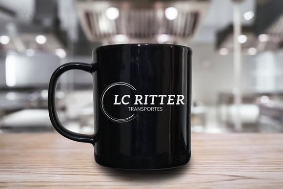 Caneca Personalizada Preta de Porcelana 300ml - Kit 12 Un.