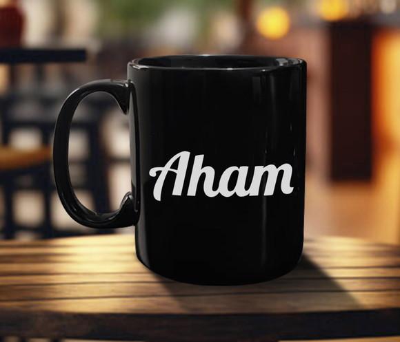 Caneca Personalizada Preta de Porcelana 300ml - Kit 48 Un.