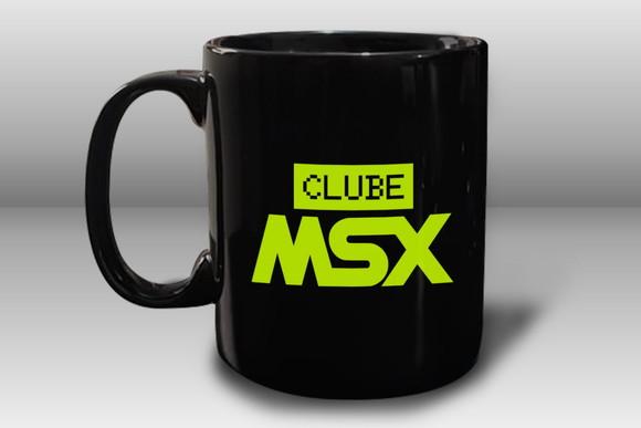 Caneca Personalizada Preta de Porcelana 300ml - Kit 48 Un.