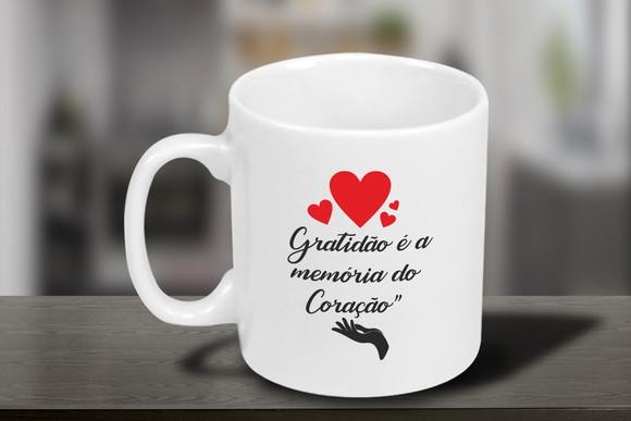 Caneca Porcelana Branca 250ml Personalizada 36 Unidades