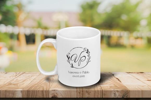Caneca Porcelana Personalizada 250ml 48 Unidades