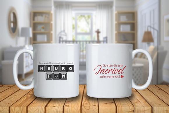 Caneca Porcelana Personalizada 250ml 48 Unidades
