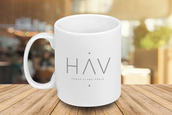Caneca Porcelana Personalizada 300 ml - Kit 48 Unidades