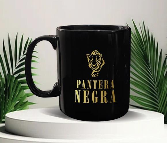 Caneca Preta Personalizada 300ml - Kit 50 Unidades