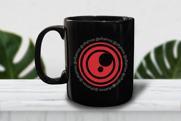 Caneca Preta Personalizada de Porcelana 300ml - 100 Unidades