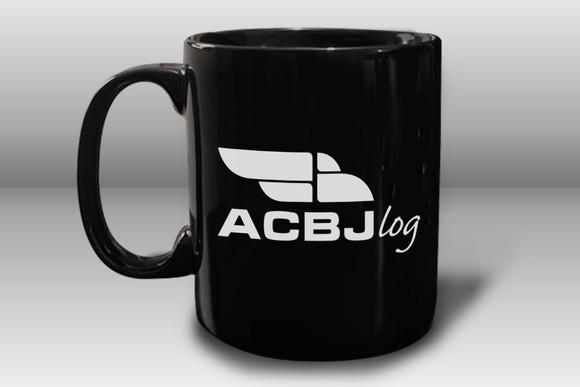 Caneca Preta Personalizada de Porcelana 300ml - 12 Unidades