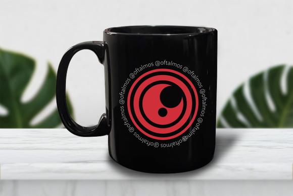 Caneca Preta Personalizada de Porcelana 300ml - 48 Unidades