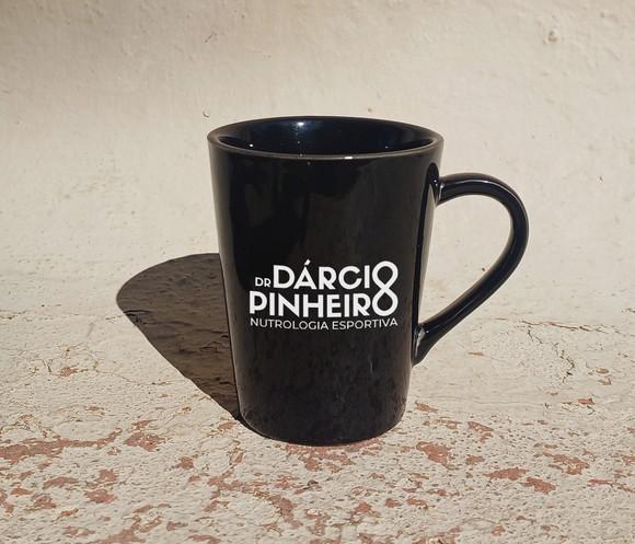 Caneca Preta Tulipa Personalizada 250ml - 24 Unidades