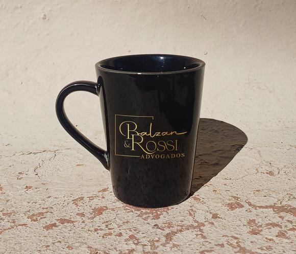 Caneca Preta Tulipa Personalizada 250ml - 48 Unidades