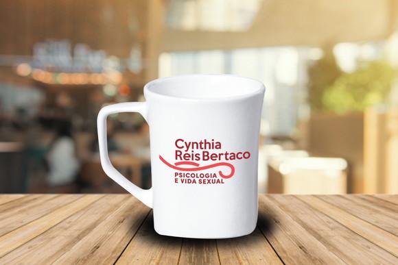 Caneca Quadrada Personalizada 160ml Porcelana - 12 Unidades