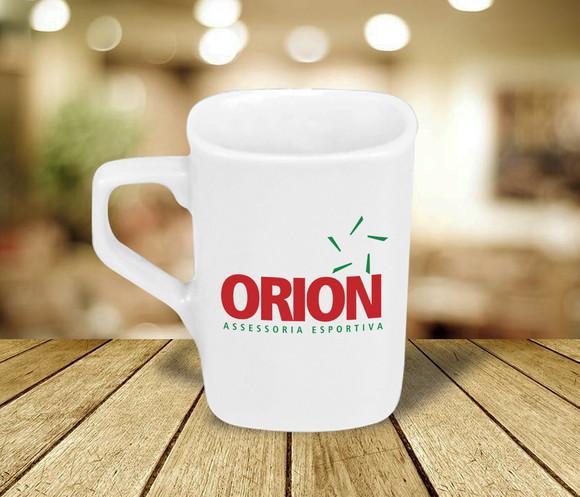 Caneca Quadrada Personalizada 160ml Porcelana - 48 Unidades