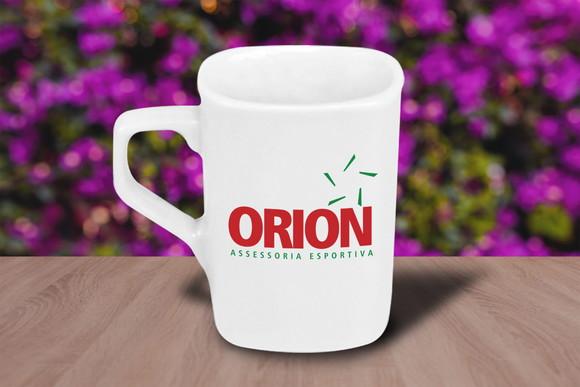 Caneca Quadrada Personalizada 160ml Porcelana - 48 Unidades