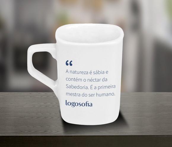 Caneca Quadrada Personalizada 160ml Porcelana - 50 Unidades