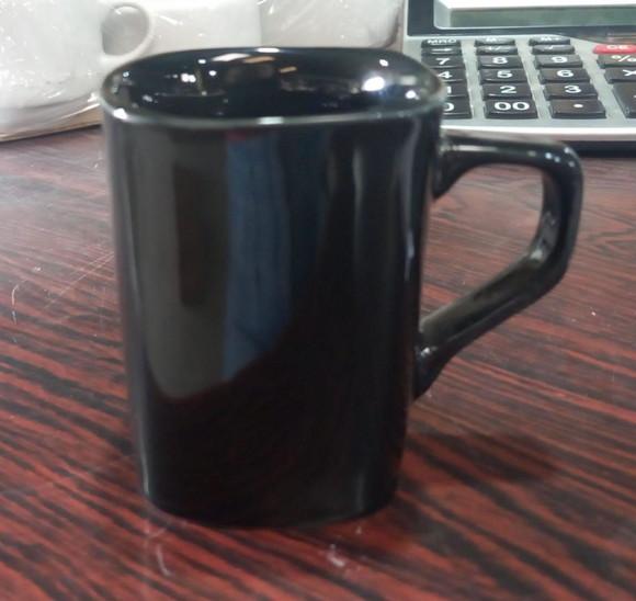 Caneca Quadrada Preta Personalizada 160ml