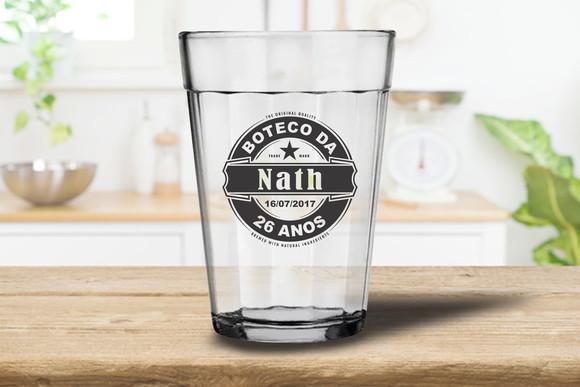 Copo Americano Personalizado 190ml - 100 Unidades