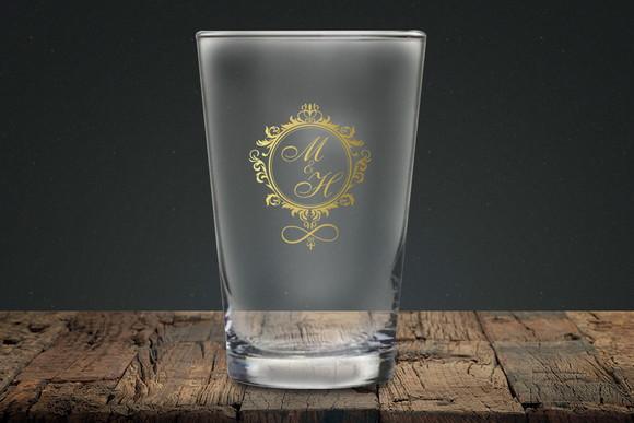 Copo Caldereta 300ml Vidro Personalizado - 36 Unidades