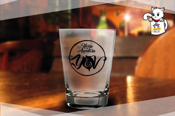 Copo de Cerveja Personalizado Caldereta 350ml - Kit 12 Un.