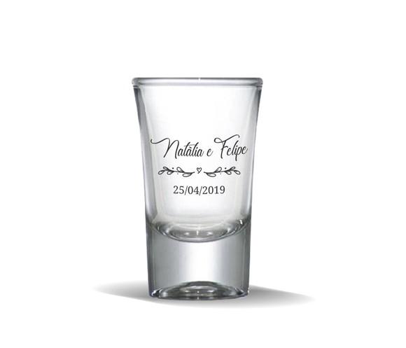 Copo Shot Dose Personalizado 40ml 48 Unidades