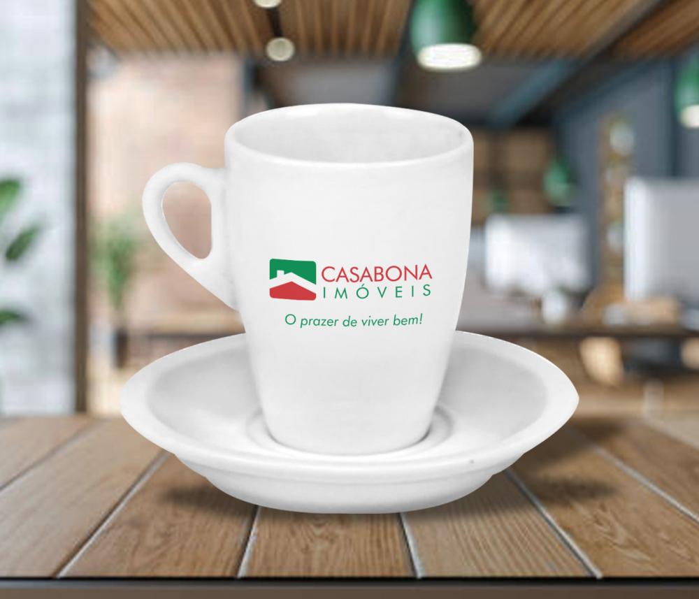 Xícara Personalizada Genova 150ml Cappuccino - 24 Unidades