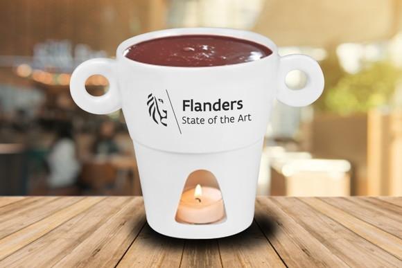 Fondue Porcelana Branca 250ml Personalizado 48 Unidades