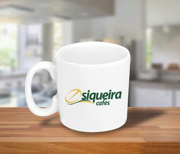 Mini Caneca Personalizada de 100ml Porcelana - 200 Unidades