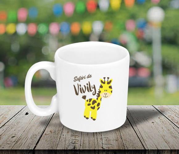 Mini Caneca Personalizada de 100ml Porcelana - 24 Unidades