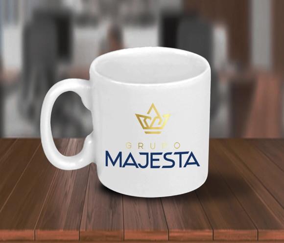 Mini Caneca Personalizada de 100ml Porcelana - 300 Unidades