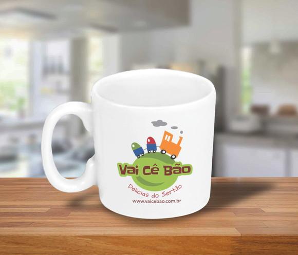 Mini Caneca Personalizada de 100ml Porcelana - 300 Unidades