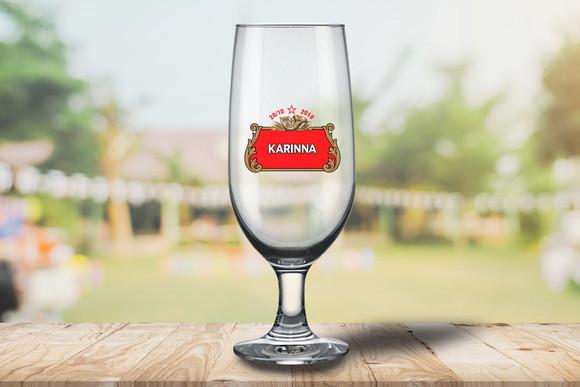 Taça de Cerveja Personalizada Floripa 300ml - 100 Unidades