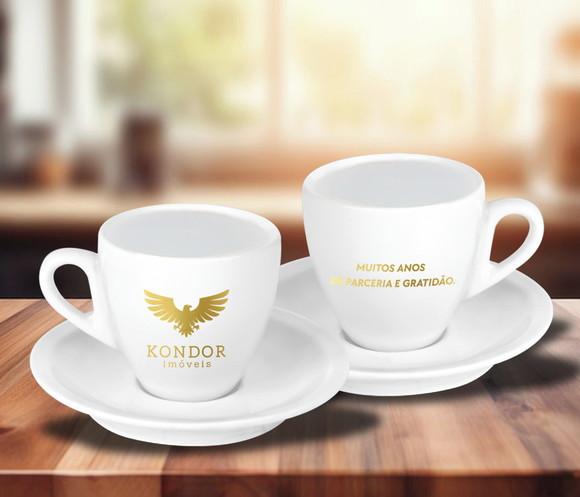 Xicara Cappuccino 150ml Personalizado 24 Unidades