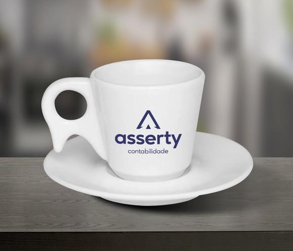 Xicara Cappuccino 200ml Personalizada Pirâmide 12 Unidades