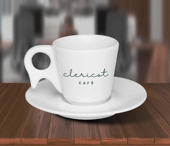 Xicara Cappuccino Personalizada Pirâmide 200ml - 12 Unidades