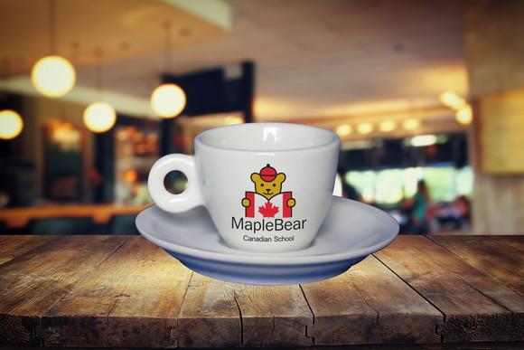 Xícara de Café com Pires Coquinho Personalizada 36 Unidades