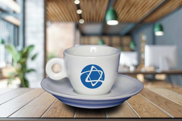Xícara de Café Coquinho 70ml Personalizada 48 Unidades