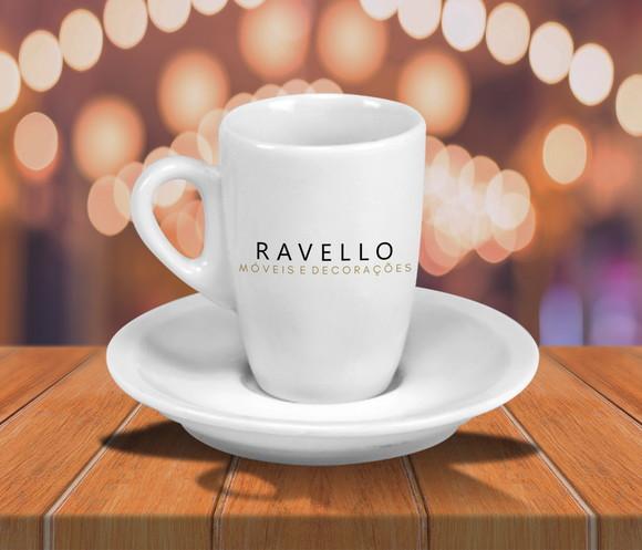 Xícara de Café Genova 85ml Personalizada 12 Unidades
