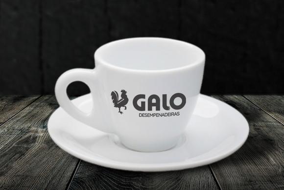 Xícara de Café Personalizada de Porcelana 70ml 12 Unidades