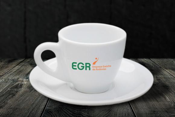 Xícara de Café Personalizada de Porcelana 70ml 12 Unidades